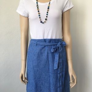 Shirt skirt and necklace $35